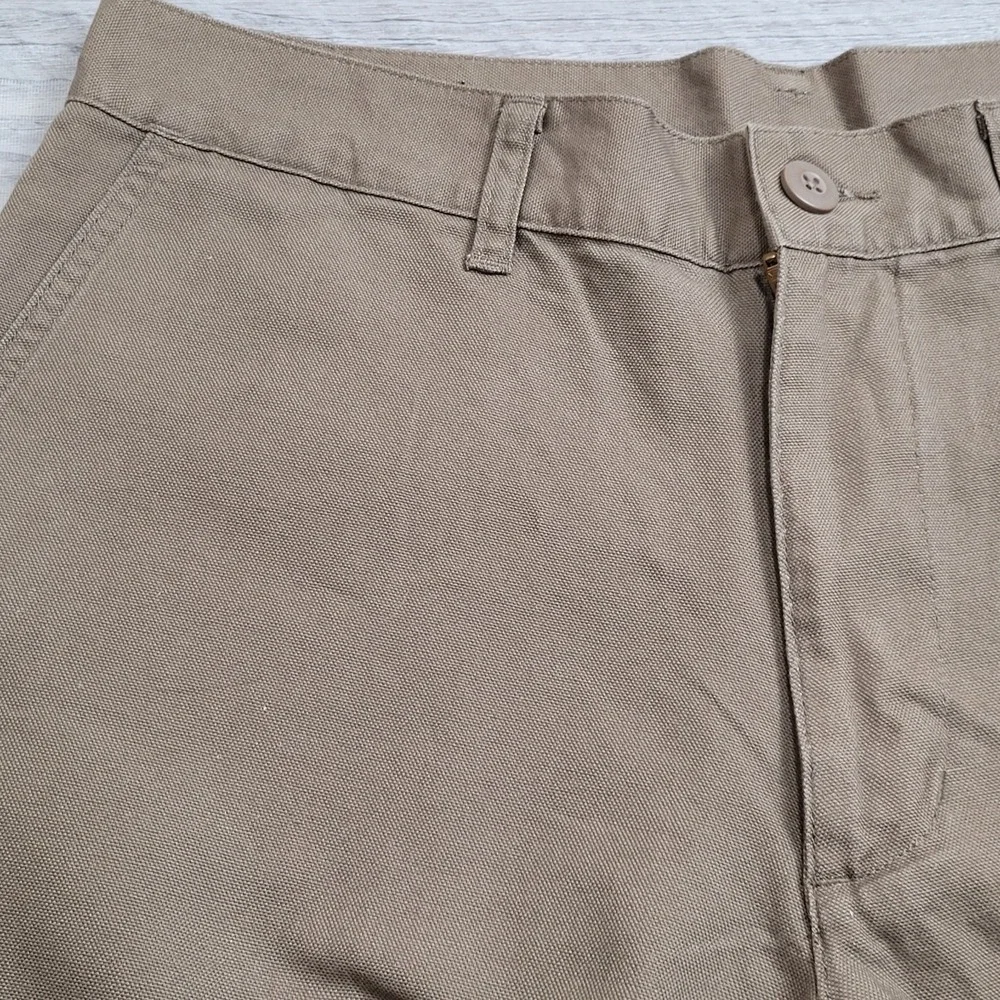 Patagonia Pants Mens 33x34 Khaki Organic Cotton Chino Straight Leg Preppy - Picture 5 of 16
